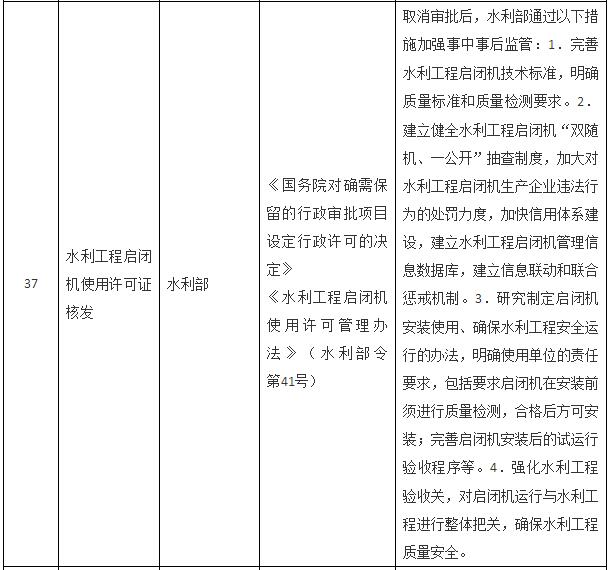 國務院關于取消一批行政許可事項的決定
